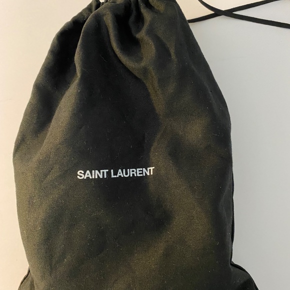 NWT Saint Laurent Black Patent  Leather Softy Belt 90 main image 6